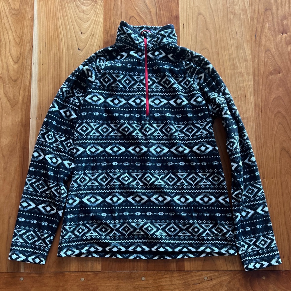 🖤❤️Eddie Bauer Zip-Up Micro-Fleece-(Size-M)❤️🖤